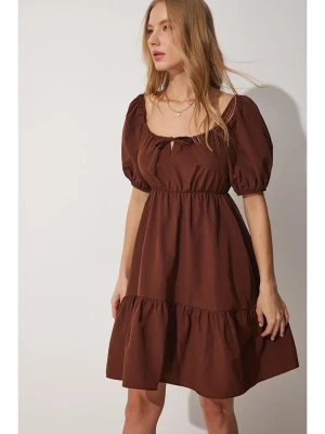 Happiness Istanbul Sukienka w kolorze ciemnobrązowym rozmiar: 36