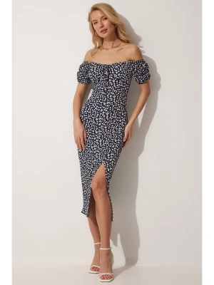 Happiness Istanbul Sukienka w kolorze czarno-białym rozmiar: 38