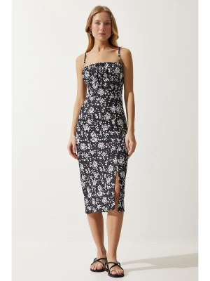 Happiness Istanbul Sukienka w kolorze czarno-białym rozmiar: 40