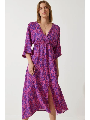 Happiness Istanbul Sukienka w kolorze różowo-fioletowym rozmiar: 38