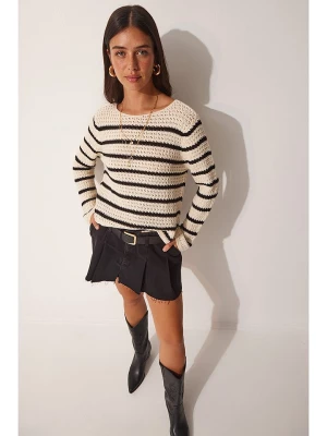 Happiness Istanbul Sweter w kolorze beżowym rozmiar: onesize