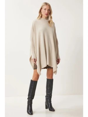 Happiness Istanbul Sweter w kolorze beżowym rozmiar: onesize