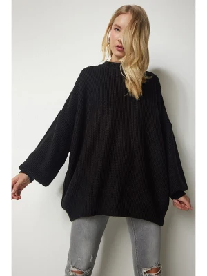 Zdjęcie produktu Happiness Istanbul Sweter w kolorze czarnym rozmiar: onesize