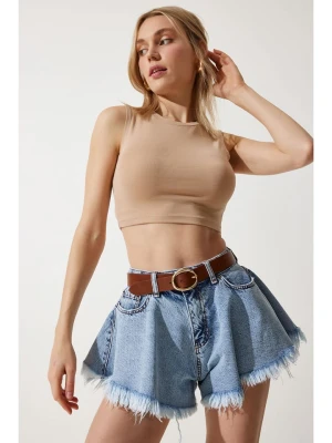 Happiness Istanbul Szorty dżinsowe w kolorze błękitnym rozmiar: 38