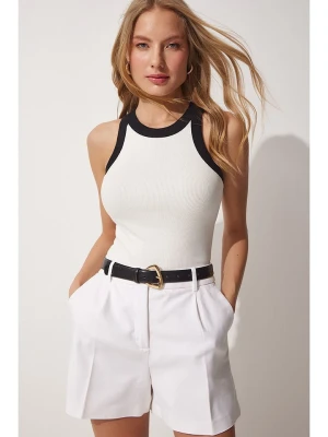 Happiness Istanbul Top w kolorze biało-czarnym rozmiar: 38