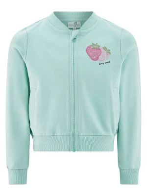 happy girls by Eisend Bluza w kolorze turkusowym rozmiar: 140