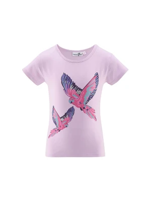 happy girls by Eisend Koszulka w kolorze fioletowym rozmiar: 128