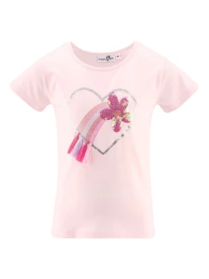 happy girls by Eisend Koszulka w kolorze jasnoróżowym rozmiar: 86