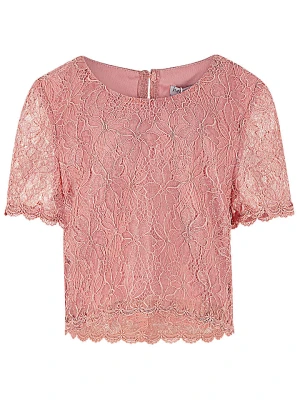 happy girls by Eisend Koszulka w kolorze szaroróżowym rozmiar: 140