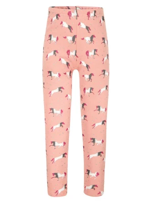 happy girls by Eisend Legginsy termiczne w kolorze jasnoróżowym rozmiar: 122