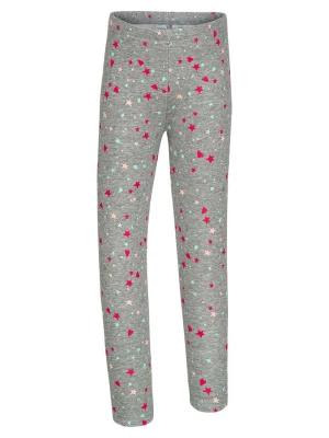 happy girls by Eisend Legginsy termiczne w kolorze szaro-różowym rozmiar: 152