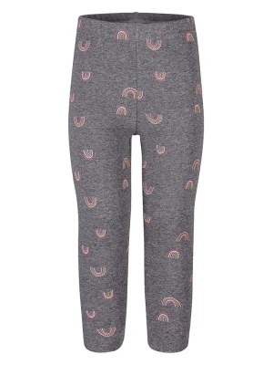 happy girls by Eisend Legginsy termiczne w kolorze szarym ze wzorem rozmiar: 134