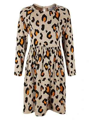 happy girls by Eisend Sukienka w kolorze beżowym rozmiar: 134