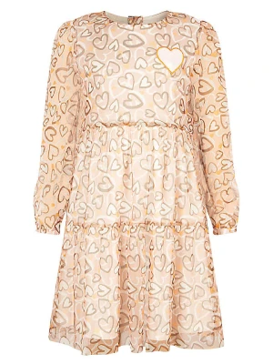 happy girls by Eisend Sukienka w kolorze beżowym rozmiar: 152