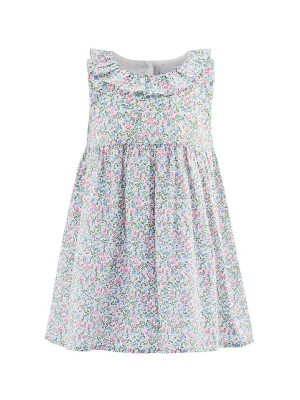 happy girls by Eisend Sukienka w kolorze błękitno-biało-jasnoróżowym rozmiar: 110