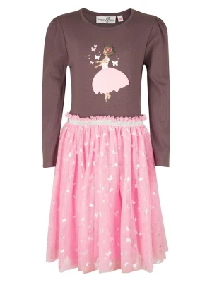 happy girls by Eisend Sukienka w kolorze brązowym rozmiar: 152