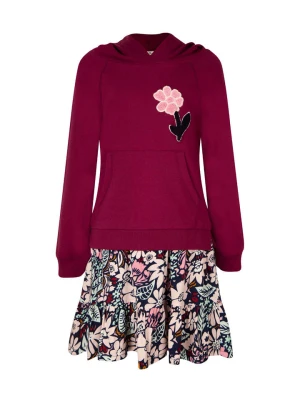 happy girls by Eisend Sukienka w kolorze czerwono-granatowym rozmiar: 110
