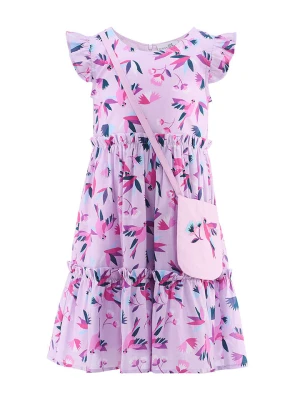 happy girls by Eisend Sukienka w kolorze fioletowym rozmiar: 140