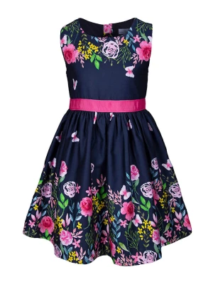 happy girls by Eisend Sukienka w kolorze granatowym rozmiar: 104