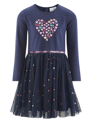 happy girls by Eisend Sukienka w kolorze granatowym rozmiar: 152