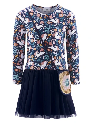 happy girls by Eisend Sukienka w kolorze granatowym rozmiar: 98
