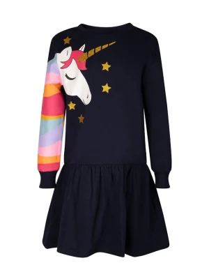 happy girls by Eisend Sukienka w kolorze granatowym rozmiar: 140