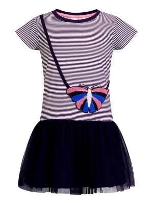 happy girls by Eisend Sukienka w kolorze granatowym rozmiar: 134