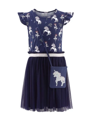 happy girls by Eisend Sukienka w kolorze granatowym rozmiar: 92