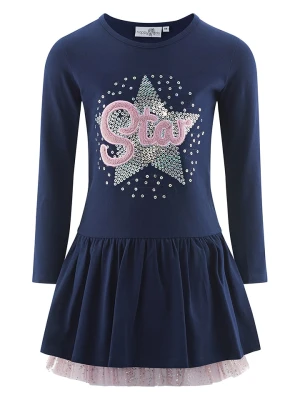 happy girls by Eisend Sukienka w kolorze granatowym rozmiar: 116