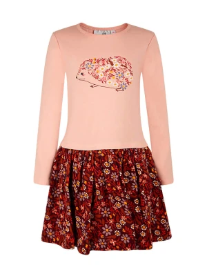 happy girls by Eisend Sukienka w kolorze jasnoróżowo-czerwonym rozmiar: 128