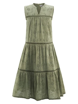 happy girls by Eisend Sukienka w kolorze khaki rozmiar: 140