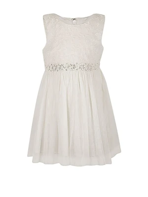 happy girls by Eisend Sukienka w kolorze kremowym rozmiar: 110