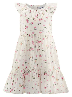 happy girls by Eisend Sukienka w kolorze kremowym rozmiar: 128