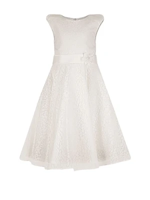 happy girls by Eisend Sukienka w kolorze kremowym rozmiar: 116