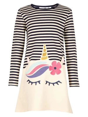 happy girls by Eisend Sukienka w kolorze kremowym rozmiar: 98