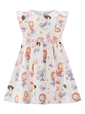 happy girls by Eisend Sukienka w kolorze kremowym rozmiar: 110