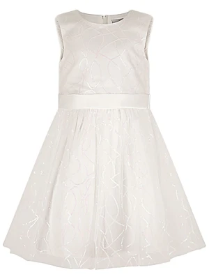 happy girls by Eisend Sukienka w kolorze kremowym rozmiar: 152