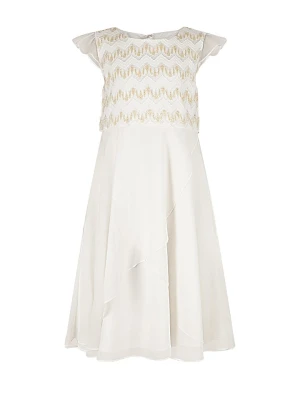 happy girls by Eisend Sukienka w kolorze kremowym rozmiar: 140