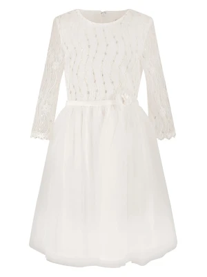 happy girls by Eisend Sukienka w kolorze kremowym rozmiar: 152