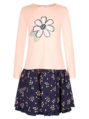 happy girls by Eisend Sukienka w kolorze łososiowo-granatowym rozmiar: 128