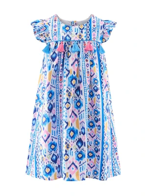 happy girls by Eisend Sukienka w kolorze niebieskim rozmiar: 110