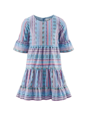 happy girls by Eisend Sukienka w kolorze niebiesko-jasnoróżowym rozmiar: 140