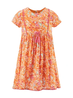 happy girls by Eisend Sukienka w kolorze pomarańczowym rozmiar: 116