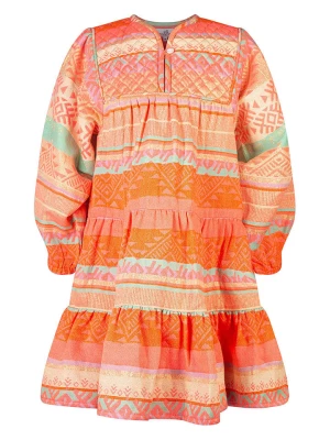 happy girls by Eisend Sukienka w kolorze pomarańczowym ze wzorem rozmiar: 152