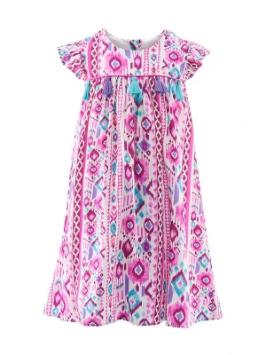 happy girls by Eisend Sukienka w kolorze różowym rozmiar: 128