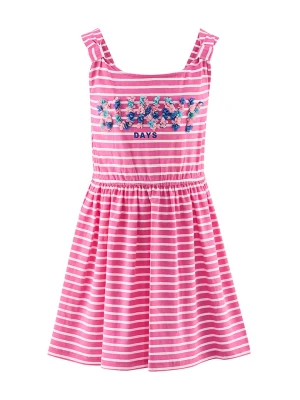 happy girls by Eisend Sukienka w kolorze różowym rozmiar: 128