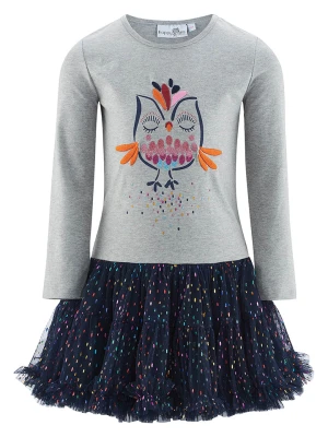 happy girls by Eisend Sukienka w kolorze szarym rozmiar: 134