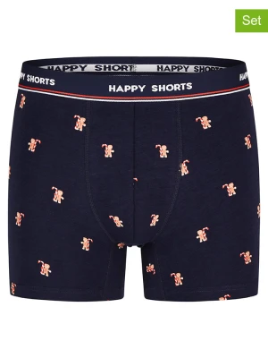 Happy Shorts Bokserki (2 pary) w kolorze granatowo-czerwonym rozmiar: XXL