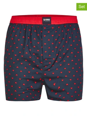 Happy Shorts Bokserki (3 pary) w kolorze granatowym rozmiar: XL