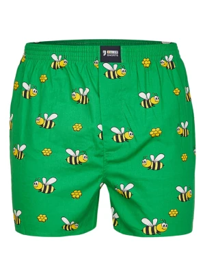 Happy Shorts Bokserki w kolorze zielono-żółtym rozmiar: XL